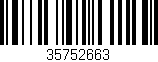 Código de barras (EAN, GTIN, SKU, ISBN): '35752663'