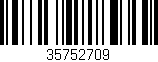 Código de barras (EAN, GTIN, SKU, ISBN): '35752709'