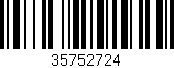 Código de barras (EAN, GTIN, SKU, ISBN): '35752724'