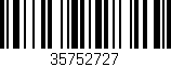 Código de barras (EAN, GTIN, SKU, ISBN): '35752727'