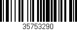 Código de barras (EAN, GTIN, SKU, ISBN): '35753290'