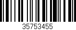 Código de barras (EAN, GTIN, SKU, ISBN): '35753455'