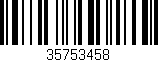 Código de barras (EAN, GTIN, SKU, ISBN): '35753458'
