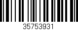 Código de barras (EAN, GTIN, SKU, ISBN): '35753931'