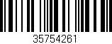 Código de barras (EAN, GTIN, SKU, ISBN): '35754261'