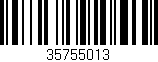 Código de barras (EAN, GTIN, SKU, ISBN): '35755013'