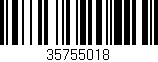 Código de barras (EAN, GTIN, SKU, ISBN): '35755018'
