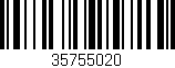 Código de barras (EAN, GTIN, SKU, ISBN): '35755020'