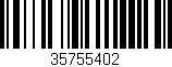 Código de barras (EAN, GTIN, SKU, ISBN): '35755402'