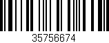 Código de barras (EAN, GTIN, SKU, ISBN): '35756674'