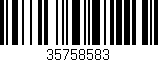 Código de barras (EAN, GTIN, SKU, ISBN): '35758583'