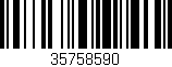Código de barras (EAN, GTIN, SKU, ISBN): '35758590'