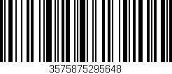 Código de barras (EAN, GTIN, SKU, ISBN): '3575875295648'