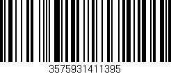 Código de barras (EAN, GTIN, SKU, ISBN): '3575931411395'