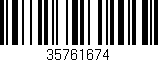 Código de barras (EAN, GTIN, SKU, ISBN): '35761674'