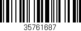 Código de barras (EAN, GTIN, SKU, ISBN): '35761687'