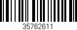 Código de barras (EAN, GTIN, SKU, ISBN): '35762611'