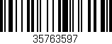Código de barras (EAN, GTIN, SKU, ISBN): '35763597'