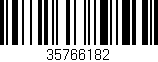 Código de barras (EAN, GTIN, SKU, ISBN): '35766182'