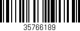 Código de barras (EAN, GTIN, SKU, ISBN): '35766189'