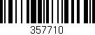 Código de barras (EAN, GTIN, SKU, ISBN): '357710'