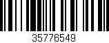 Código de barras (EAN, GTIN, SKU, ISBN): '35776549'