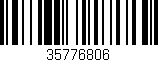 Código de barras (EAN, GTIN, SKU, ISBN): '35776806'