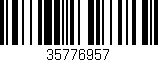 Código de barras (EAN, GTIN, SKU, ISBN): '35776957'