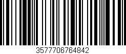 Código de barras (EAN, GTIN, SKU, ISBN): '3577706764842'