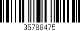 Código de barras (EAN, GTIN, SKU, ISBN): '35788475'