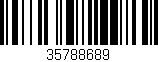 Código de barras (EAN, GTIN, SKU, ISBN): '35788689'