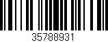 Código de barras (EAN, GTIN, SKU, ISBN): '35788931'
