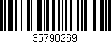Código de barras (EAN, GTIN, SKU, ISBN): '35790269'