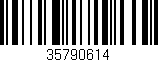 Código de barras (EAN, GTIN, SKU, ISBN): '35790614'