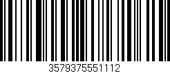 Código de barras (EAN, GTIN, SKU, ISBN): '3579375551112'