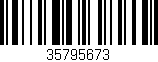 Código de barras (EAN, GTIN, SKU, ISBN): '35795673'