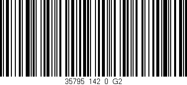 Código de barras (EAN, GTIN, SKU, ISBN): '35795_142_0_G2'