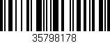 Código de barras (EAN, GTIN, SKU, ISBN): '35798178'