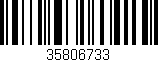 Código de barras (EAN, GTIN, SKU, ISBN): '35806733'