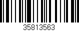 Código de barras (EAN, GTIN, SKU, ISBN): '35813563'