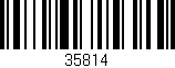 Código de barras (EAN, GTIN, SKU, ISBN): '35814'