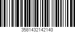 Código de barras (EAN, GTIN, SKU, ISBN): '3581432142140'