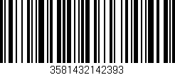 Código de barras (EAN, GTIN, SKU, ISBN): '3581432142393'