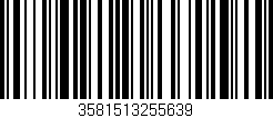 Código de barras (EAN, GTIN, SKU, ISBN): '3581513255639'