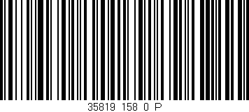 Código de barras (EAN, GTIN, SKU, ISBN): '35819_158_0_P'