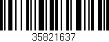 Código de barras (EAN, GTIN, SKU, ISBN): '35821637'