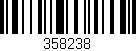 Código de barras (EAN, GTIN, SKU, ISBN): '358238'