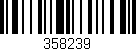 Código de barras (EAN, GTIN, SKU, ISBN): '358239'
