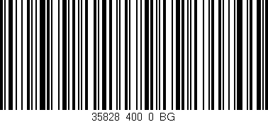 Código de barras (EAN, GTIN, SKU, ISBN): '35828_400_0_BG'