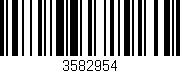 Código de barras (EAN, GTIN, SKU, ISBN): '3582954'